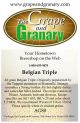 Belgian Triple: All Grain